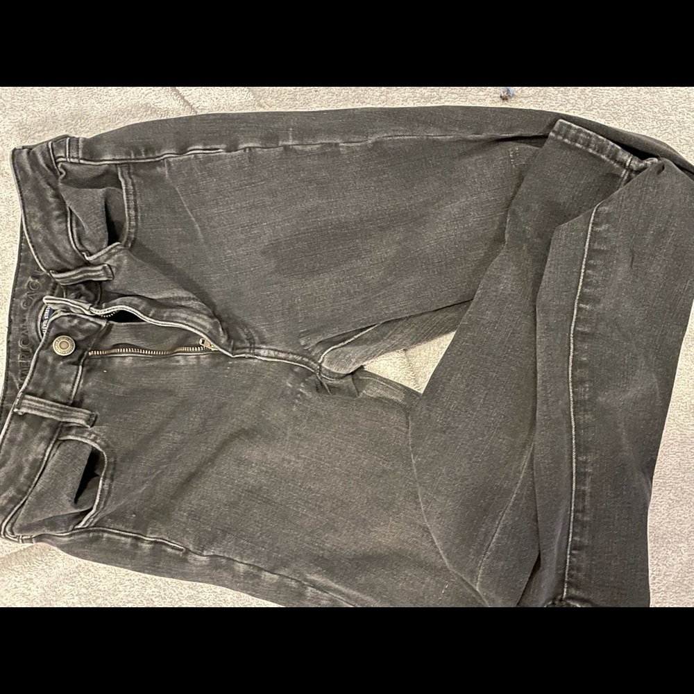 American Eagle Black Simple Jeans